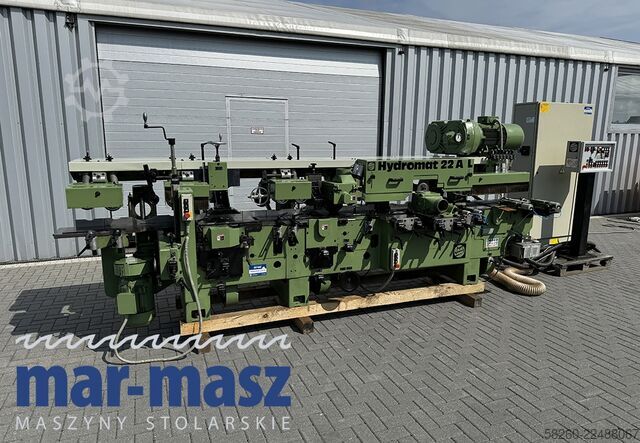 Vierseitenhobelmaschine mit 8 Köpfen WEINIG Hydromat 22 AL z podajnikiem