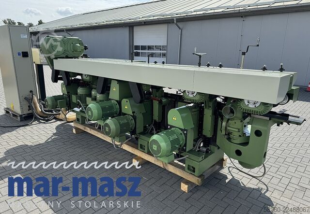 Vierseitenhobelmaschine mit 8 Köpfen WEINIG Hydromat 22 AL z podajnikiem