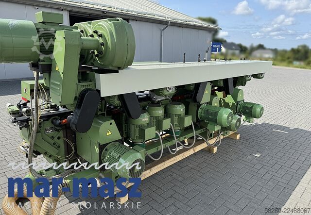 Vierseitenhobelmaschine mit 8 Köpfen WEINIG Hydromat 22 AL z podajnikiem