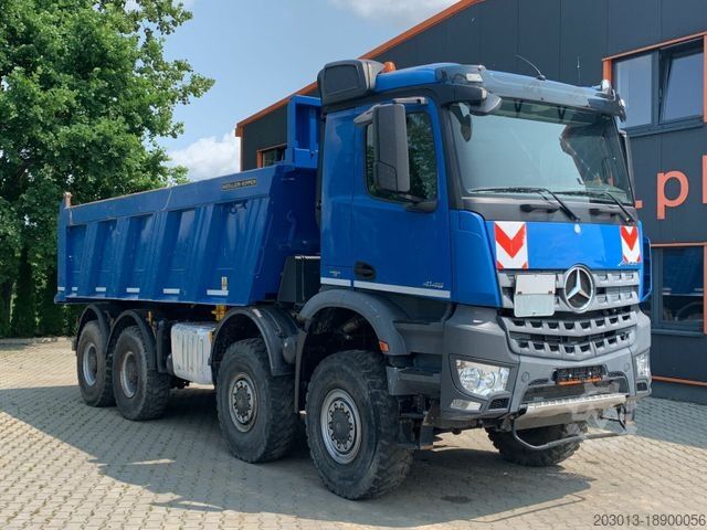 Tipper truck MERCEDES-BENZ AROCS 4145 8x8 EURO6 Muldenkipper TOP!