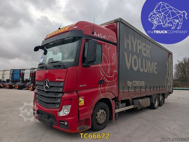 Sliding tarpaulin Mercedes-Benz Actros 2548