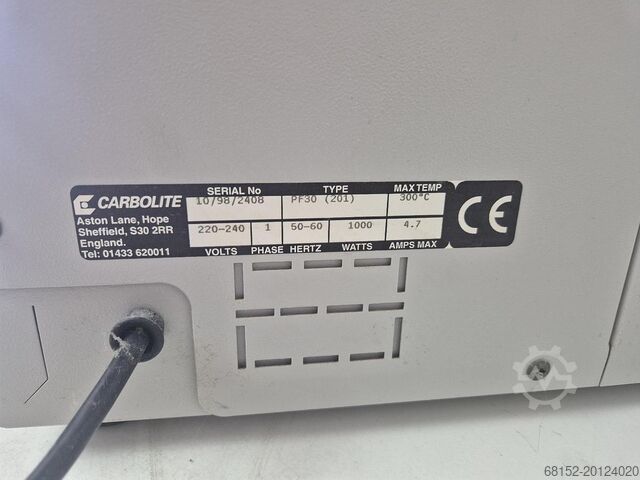 Carbolite PF30 Ofen Carbolite PF30