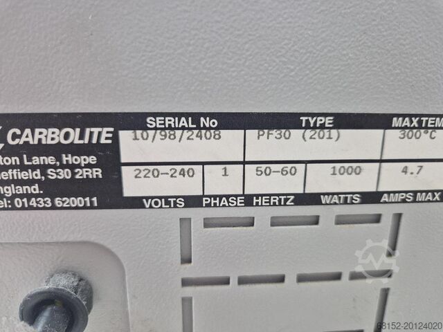 Carbolite PF30 Ofen Carbolite PF30