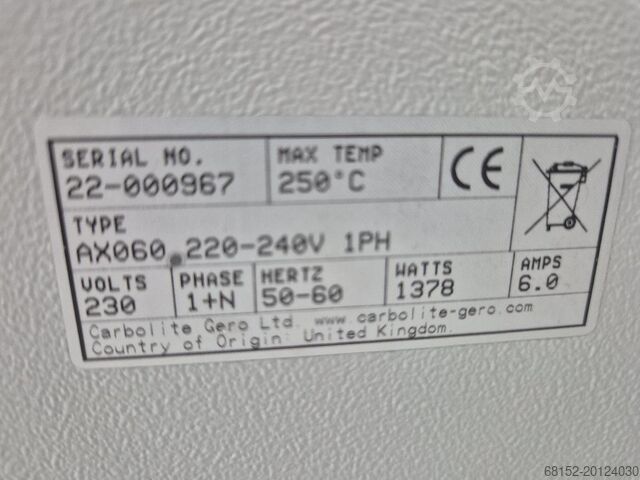 Carbolite Gero AX Ofen Carbolite Gero AX