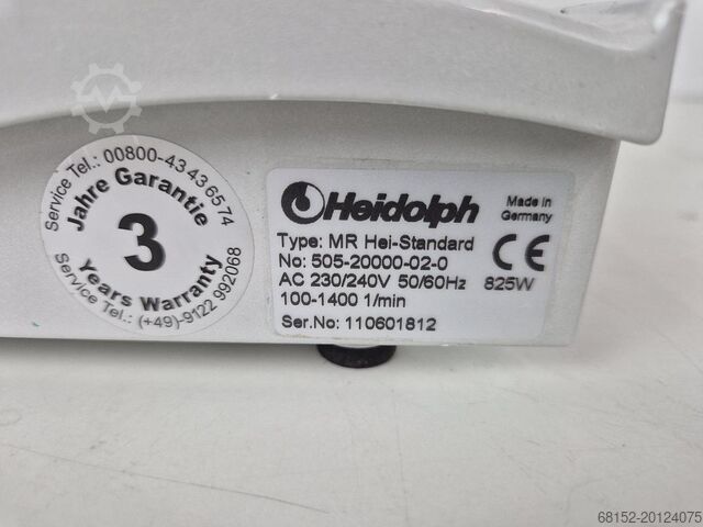 Heidolph MR Hei-standard Magnetic Hotplate Stirrer Heidolph MR Hei-standard Magnetic Hotplate Stirrer Heidolph MR Hei-standard Magnetic Hotplate Stirrer