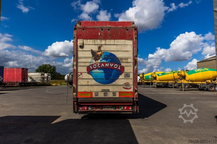 Plane LECITRAILER CUELLO CISNE 3E-RD+DOUBLE ETAGE+DHOLLANDIA 2TON