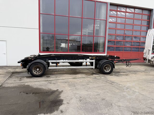 Swap chassis trailer Hüffermann HSA1860  2 Achs Abrollmulden Anhänger