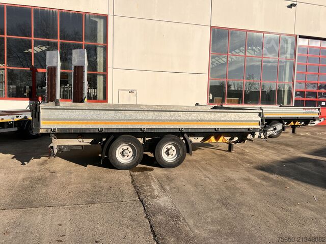 Kippanhänger Möslein TDS 13 Schwebheim  13 t Tandemkipper- Tieflader