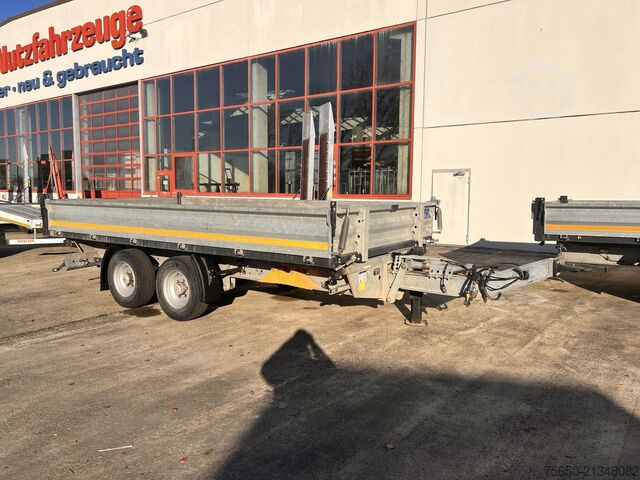 Kippanhänger Möslein TDS 13 Schwebheim  13 t Tandemkipper- Tieflader