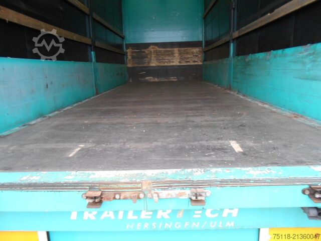 Open trailer with tarp TRAILERTECH RIMORCHIO
