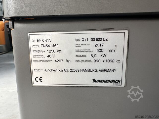 EFX 413 X + i * mit Drahtführung !! Triplex FFL !! JUNGHEINRICH EFX 413 X + i *with Wire Guidance !! Triplex FFL !!