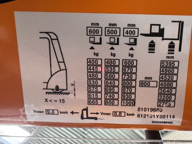 EK-x 10 * VORFÜHRMODELL !! DOPPELTES LENKSYSTEM !! STILL EK-x 10 * DEMO !! DOUBLE steering !!