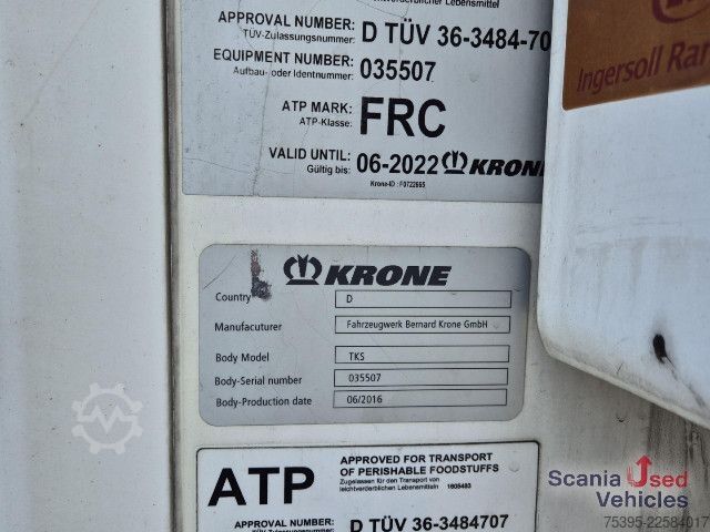 Reefer semitrailer Krone KühlTK SLXe 400