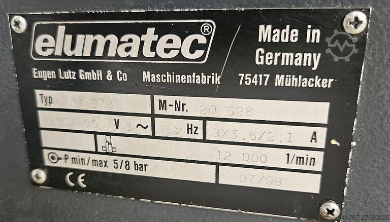 1998 Elumatec KF 178 Elumatec KF 178