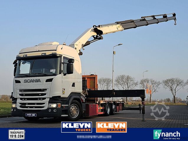 Platform trailer SCANIA R450 HMF 5020