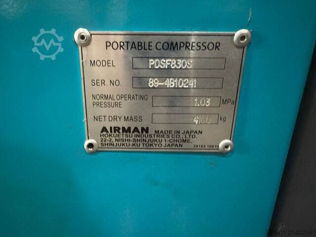 Screw compressor AIRMAN PDSF830S