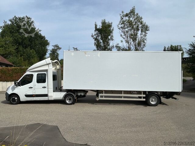 Box van OPEL MOVANO DoKa MINISATTEL+AUFFLIEGER LBW KLIMA TEM.