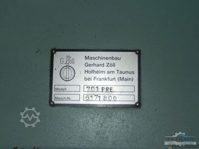 Jogger with airremoval rollers Zoell Diplomat 701 PC-PR