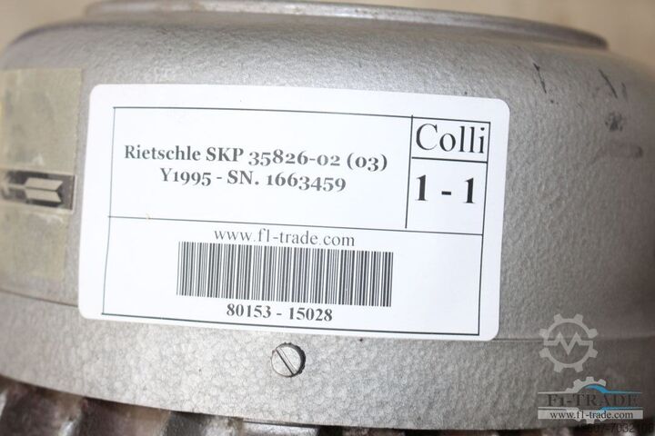 Pressure and Vacuum Pump Rietschle SKP 35826-02 (03)