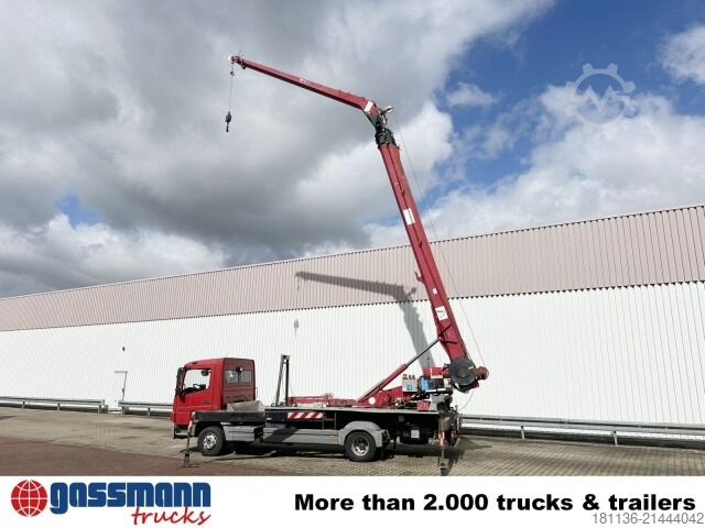 Special purpose truck Mercedes-Benz Atego 822 L 4x2, Cormach 23000 Montagekran,