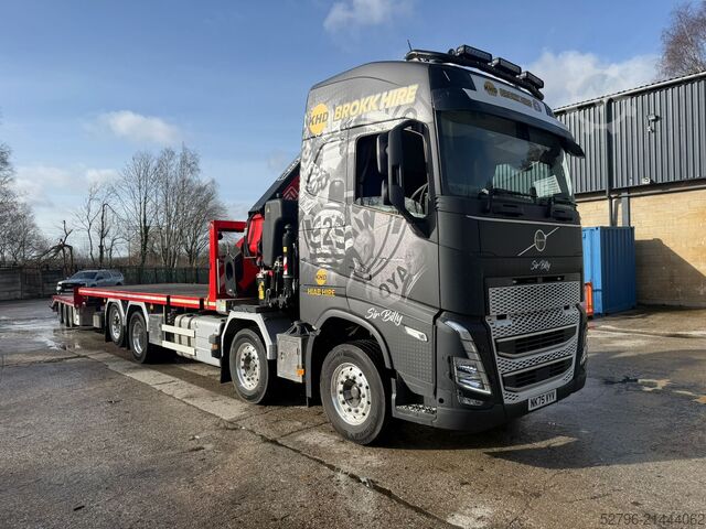 LKW mit festem Aufbau, Kran und Anhänger Volvo / Fassi / SDC FH500 / F660RA2.26