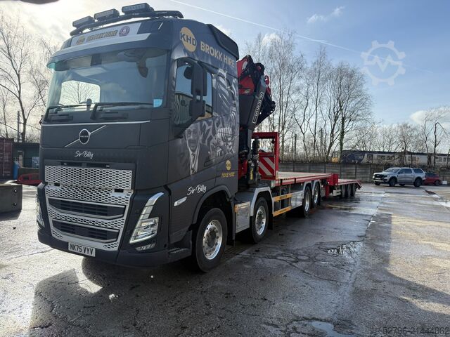 LKW mit festem Aufbau, Kran und Anhänger Volvo / Fassi / SDC FH500 / F660RA2.26