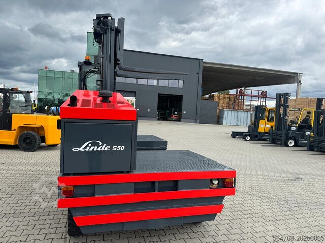 Side loading forklift Linde S50/ Mast with free lift