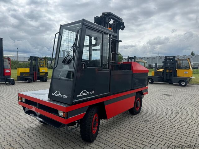 Side loading forklift Linde S50/ Mast with free lift