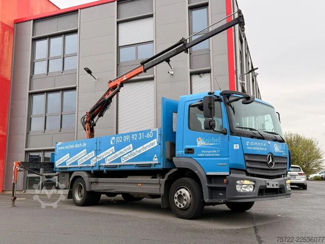 Ladepritsche Mercedes-Benz Atego 1223 4x2 Pritsche mit Heckladekran ATLAS
