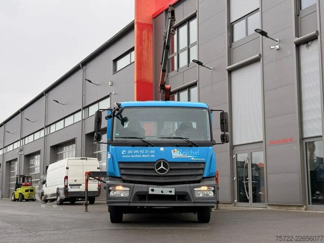 Ladepritsche Mercedes-Benz Atego 1223 4x2 Pritsche mit Heckladekran ATLAS