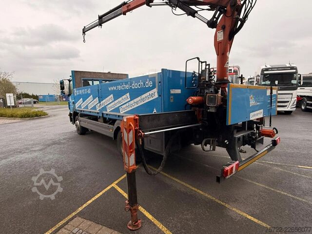 Ladepritsche Mercedes-Benz Atego 1223 4x2 Pritsche mit Heckladekran ATLAS