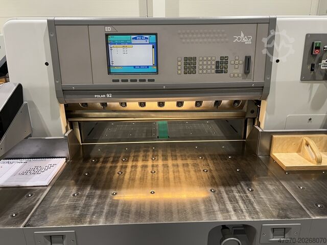 Paper cutting machine Polar Mohr 92 ED Paper Cutting Guillotine