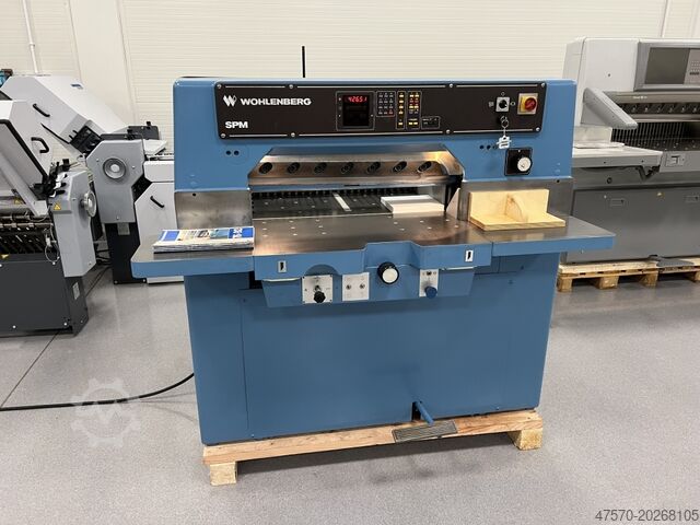 Paper cutting machine Wohlenberg 76 SPM Paper Cutting Guillotine