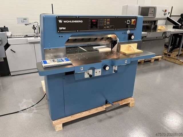 Paper cutting machine Wohlenberg 76 SPM Paper Cutting Guillotine