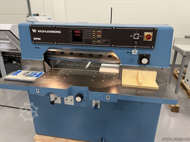 Paper cutting machine Wohlenberg 76 SPM Paper Cutting Guillotine
