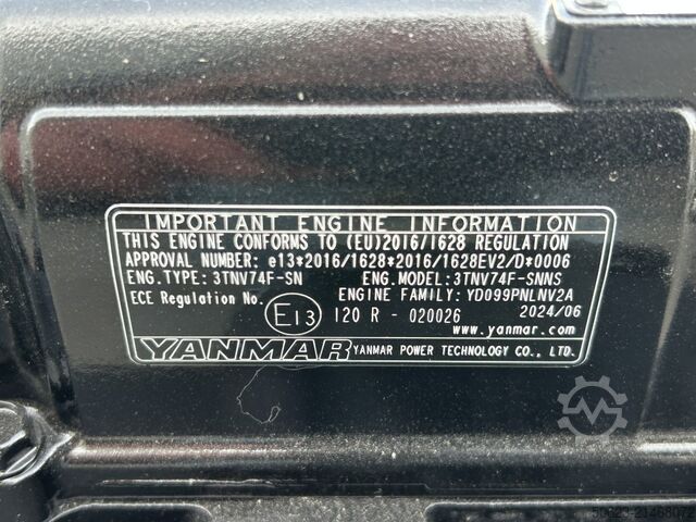 Diesel engine Yanmar 3TNV74F-SNNS