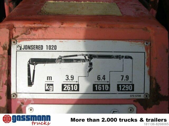 Truck mounted crane Jonsered 1020
