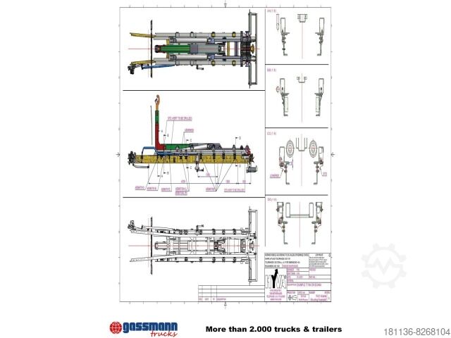 Roll-off tipper truck  T20-57-S Abrollanlage, 10x VORHANDEN!