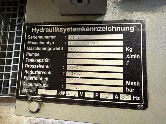 Flachschleifmaschine PROTH PSGS-3060AH