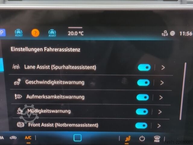 Panel van VW Crafter Kasten 35 lang+hoch*R-Kam digCockp Klima