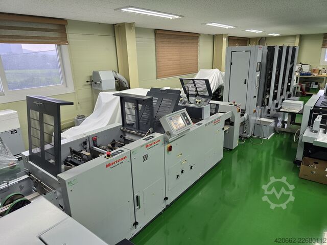 Broschürenfertigungssystem Horizon VAC-100amx5 ST-40 SPF-200A FC-200A HP-20