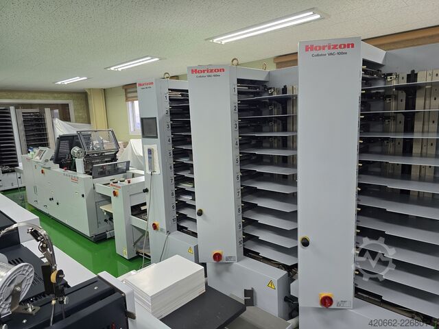 Broschürenfertigungssystem Horizon VAC-100amx5 ST-40 SPF-200A FC-200A HP-20