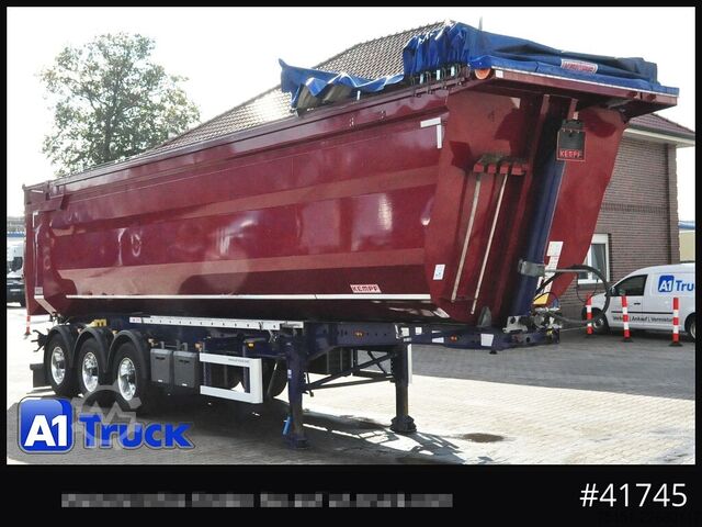 Kipper Auflieger KEMPF Hardox 50m³ 2 x Lift, Alu, Cramaro, hydrl. Klappe, 2x Rüttler