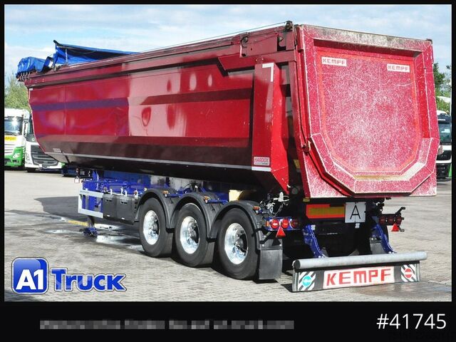 Kipper Auflieger KEMPF Hardox 50m³ 2 x Lift, Alu, Cramaro, hydrl. Klappe, 2x Rüttler