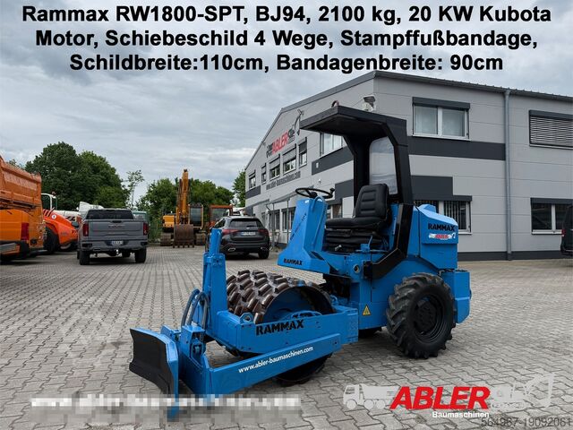 Walzenzug RAMMAX RW1800 SPT Erdbauwalze mit Schild