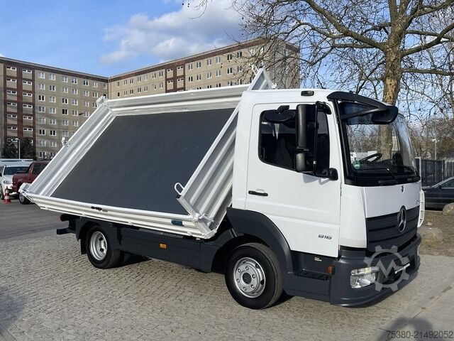 Tipper van mercedes-benz Atego 816 Dreiseitenkipper Euro-6 1Hand*Klima*AHK*