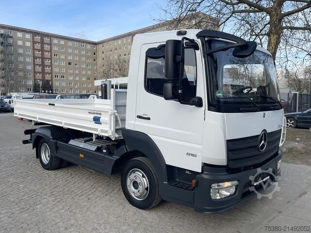 Tipper van mercedes-benz Atego 816 Dreiseitenkipper Euro-6 1Hand*Klima*AHK*