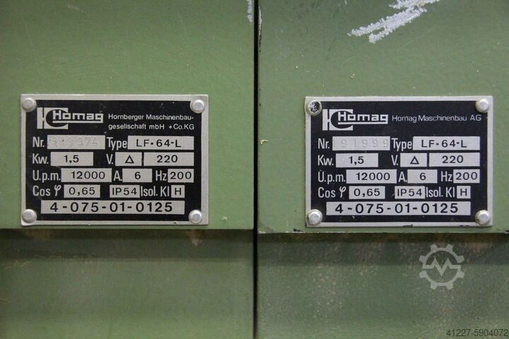 Milling units buffing units 5 pieces total Homag Brandt BRANDT KS 25