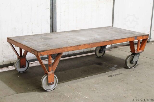 Heavy-duty transport trolley 1.5 tons Räder Gangl 1800 x 800 mm  GR,P-S