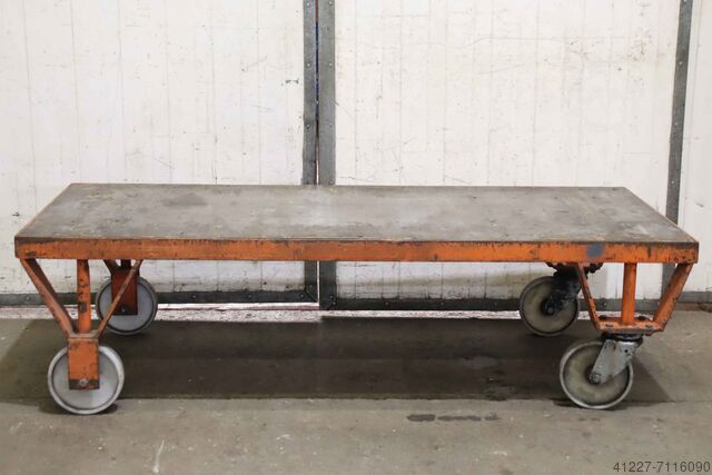 Heavy-duty transport trolley 1.5 tons Räder Gangl 1800 x 800 mm  GR,P-S